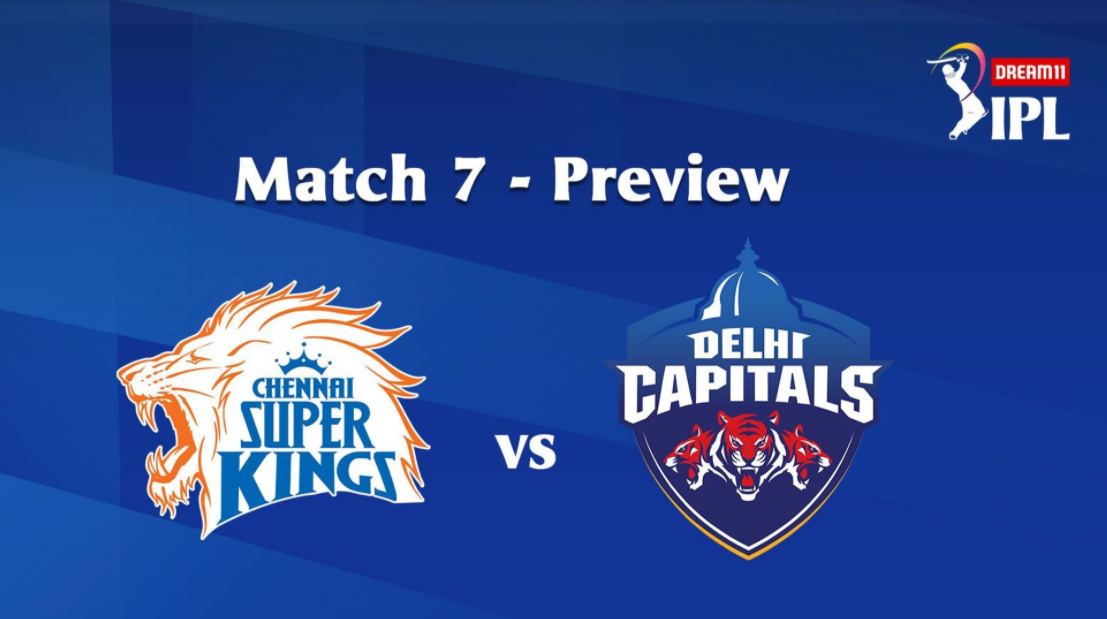 #IPL2020: 7th Match of the Dream11 Indian Premier League (IPL), Chennai Super Kings (CSK) take on Delhi Capitals (DC) Image Via IPL2020 Website