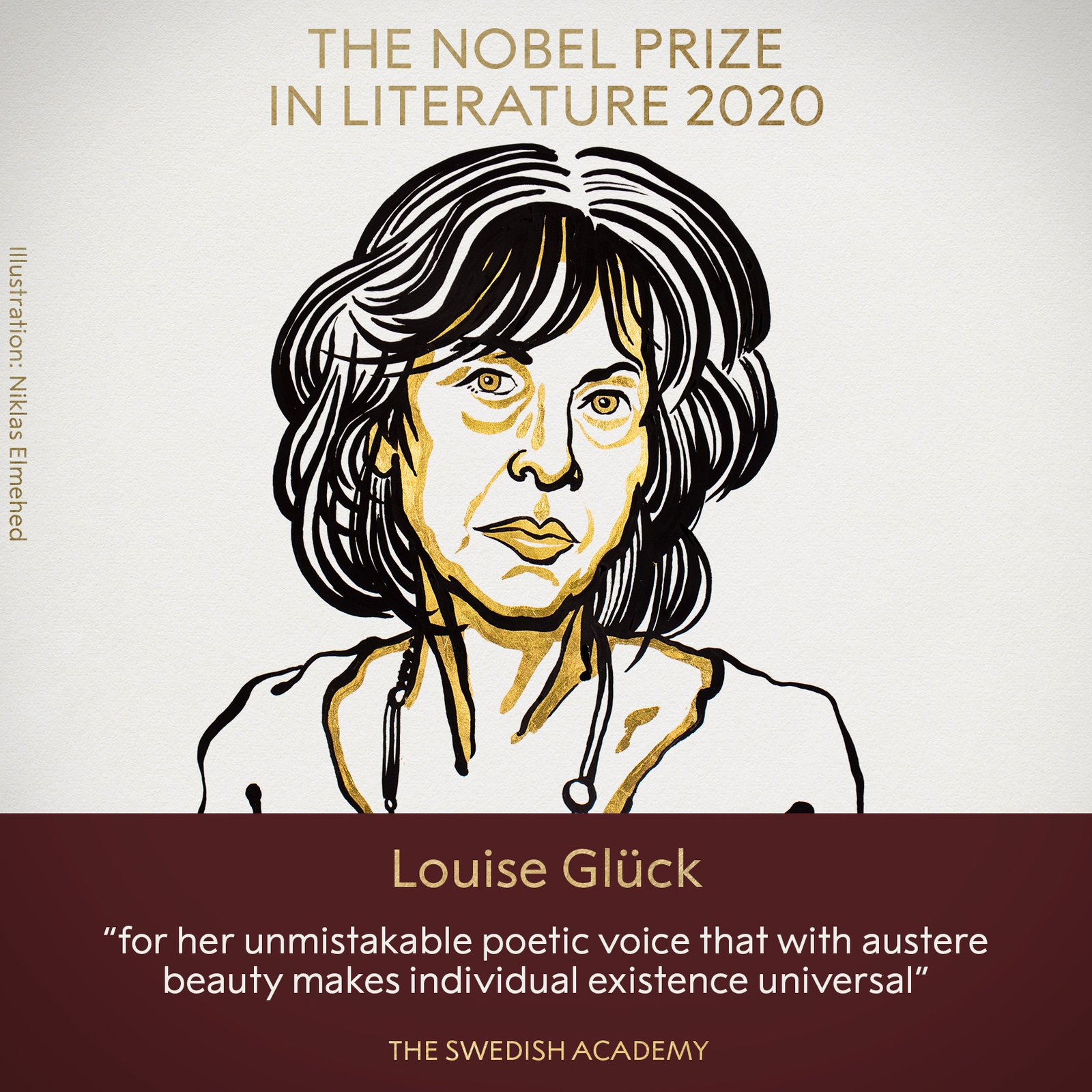 American Poet Louise Glück wins the 2020 Nobel prize in literature