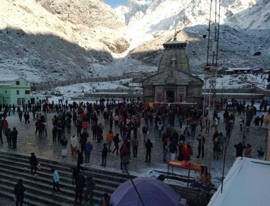 kedarnath Dham: Heavy Snowfall in Kedarnath