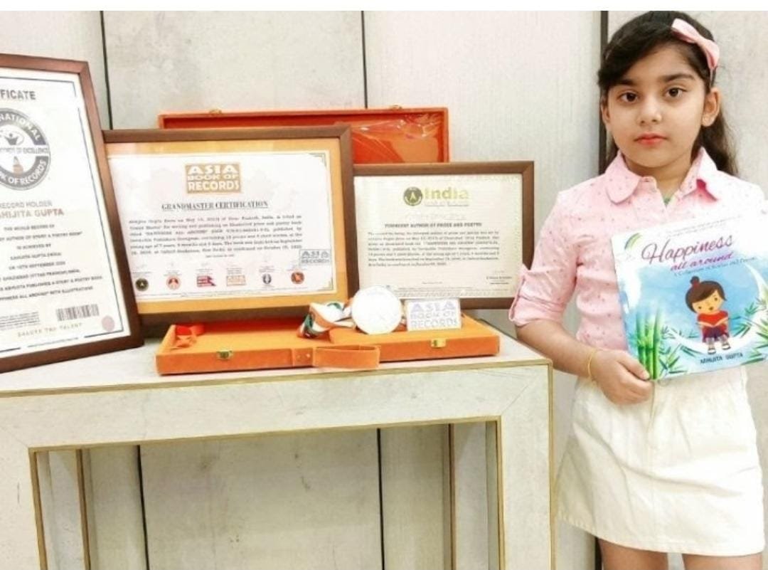 Youngest Author: 7-Year-Old Prodigy Abhijita Gupta has become the world's youngest author