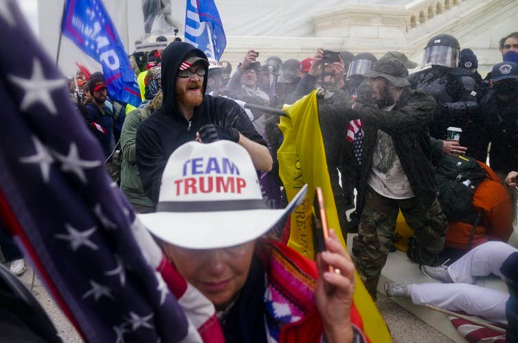 Trump-inspired mob at U.S. Capitol follows a familiar path of election violence