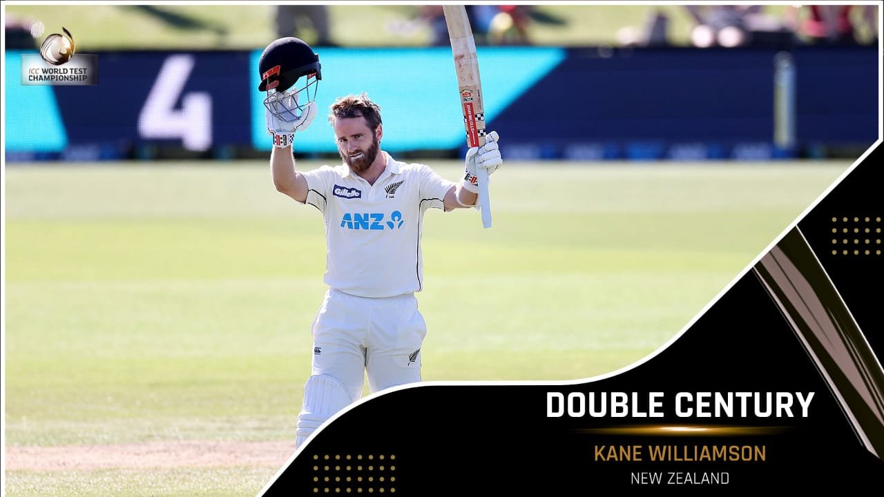 New Zealand captain Kane Williamson hits fourth double century