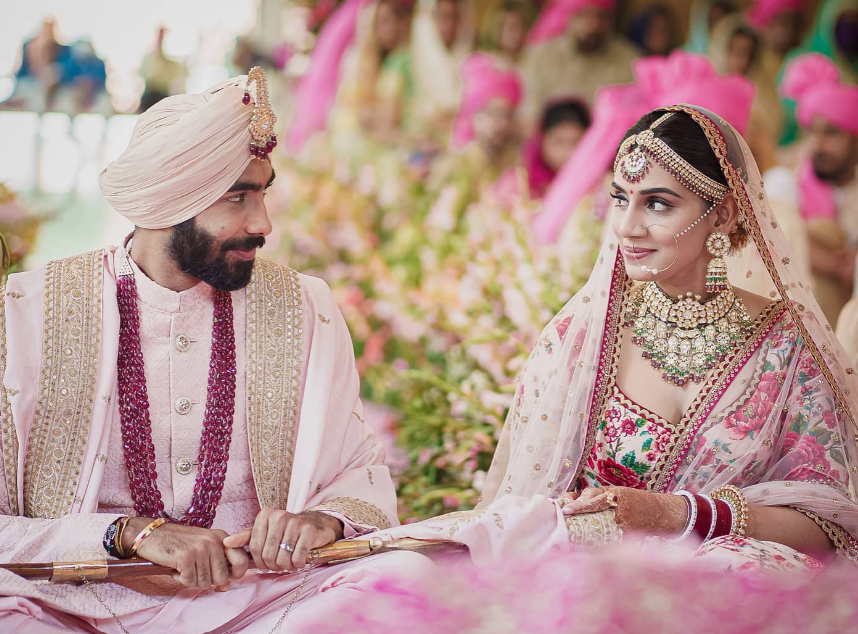 Indian Cricketer Jasprit Bumrah Weds Sanjana Ganesan