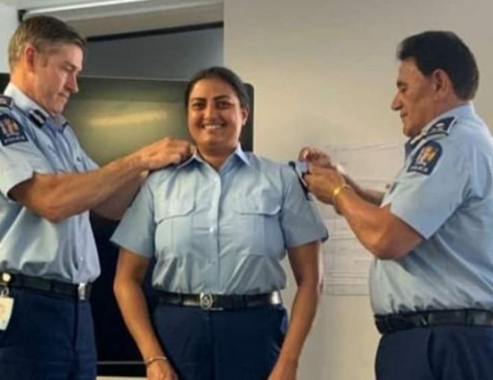 Mandeep Kaur Sidhu first female Indian-born officer in the New Zealand Police promoted to senior sergeant in NZ police