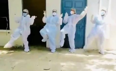 COVID19: Dancing doctors in Beed District hit social media (Viral Video)
