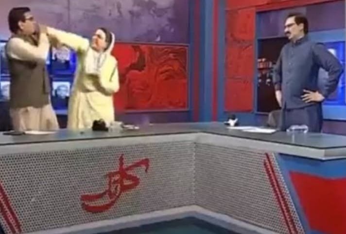 Pakistan MP Gets Slapped In Live TV Debate