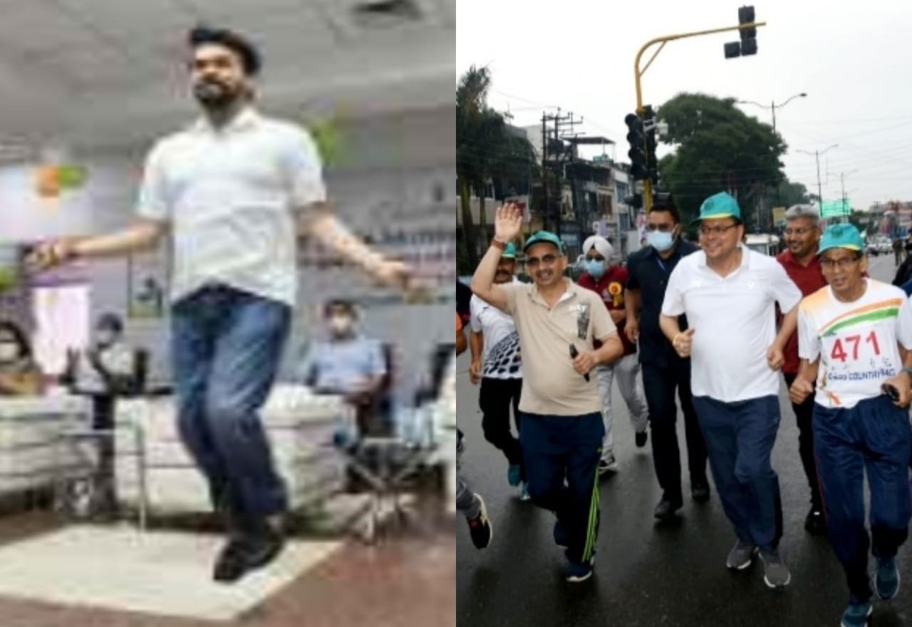 National Sports Day: Cabinet Minister Anurag Thakur Shows Off His Skipping Skills