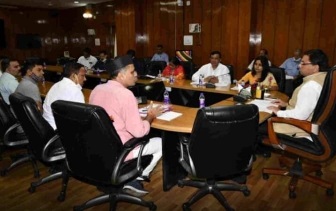 CM Pushkar Singh Dhami's holds meetings with teachers associations