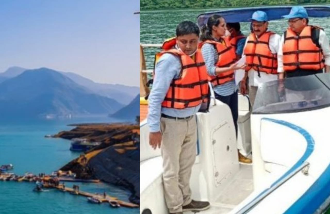 Uttarakhand: CM Pushkar Singh Dhami Visited Tehri Lake 