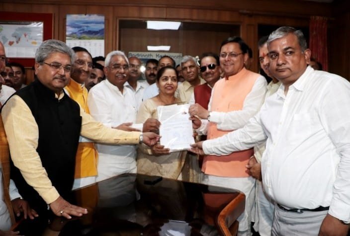 Rajya Sabha Election 2022 Uttarakhand BJP candidate Dr Kalpana Saini files nomination