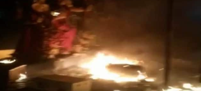 UP 2 dead and Over 64 people suffer burn injuries as Durga puja pandal catches fire in Bhadohi