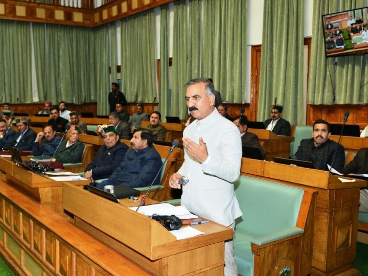 Himachal Pradesh : Opposition creates ruckus in House during Himachal Pradesh budget session, Sukhjinder government to present its first budget on March 17