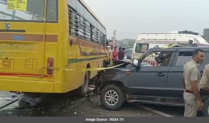 School bus-SUV crash on Delhi-Meerut Expressway kills 6