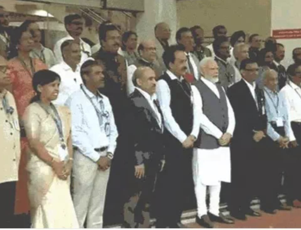 Pat On The Back, Then A Hug: How PM Modi Met ISRO Chief In Bengaluru And ISRO's women scientists involved in Chandrayaan-3 success