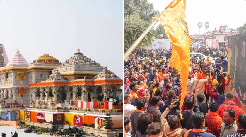 After the consecration of Ram Lalla, crowd gathered in Ayodhya to have darshan, doors of Ram temple opened for common devotees