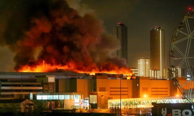 Russian authorities say at least 60 killed in Moscow concert hall attack