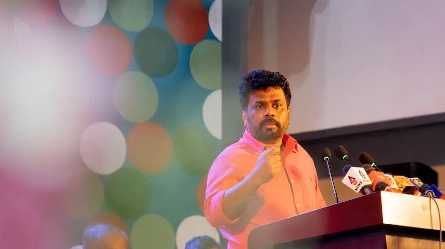 newly elected President of Srilanka Anura Kumara Dissanayake