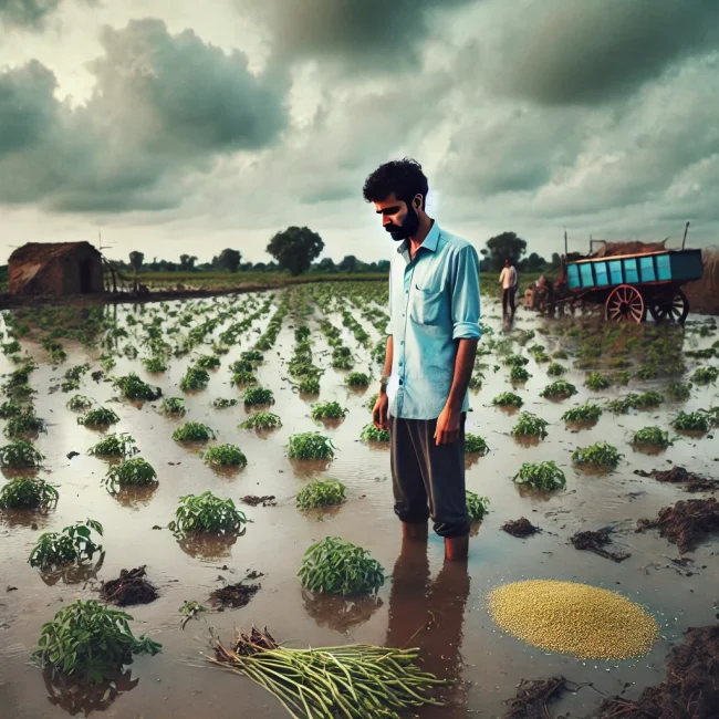 Unseasonal Rain Worsens Farmers' Woes in Jehanabad, Rabi Crops Suffer Heavy Damage