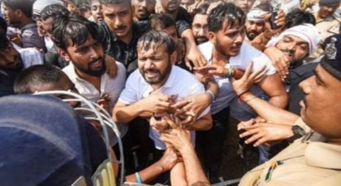 Kanhaiya Kumar Detained During ‘Stop Migration, Give Jobs’ Yatra; Chaos in Patna as Protesters March to CM's Residence