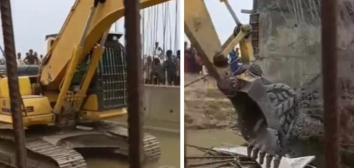 Under-construction Bridge Collapses in Jehanabad, Two Workers Seriously Injured