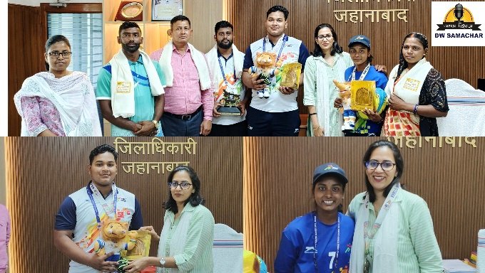 Jehanabad News: The sons of Jehanabad created history in Khelo India: Saloni won gold, Ujjwal won bronze medal