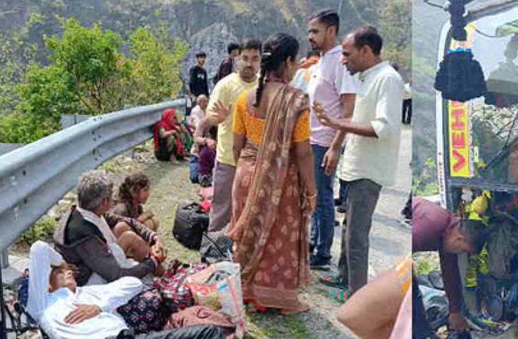 Gangotri Highway Accident: Bus Overturns Near Dharasu