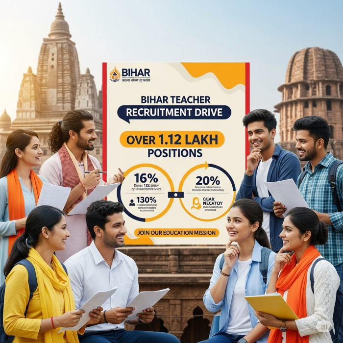 Bihar to Recruit Over 1.12 Lakh Teachers, TRE-4 and STET Soon