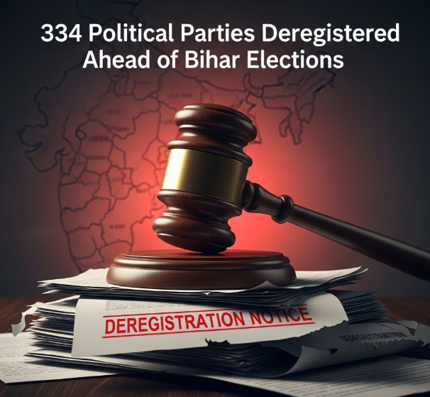 334 Political Parties Deregistered Ahead of Bihar Elections