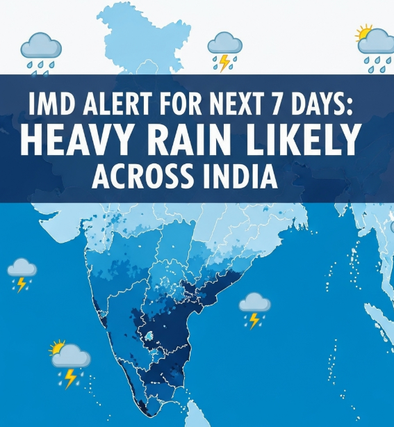 IMD Alert for Next 7 Days: Heavy Rain Likely Across India