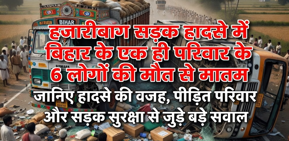 Bihar Family Killed In Hazaribagh Road Accident