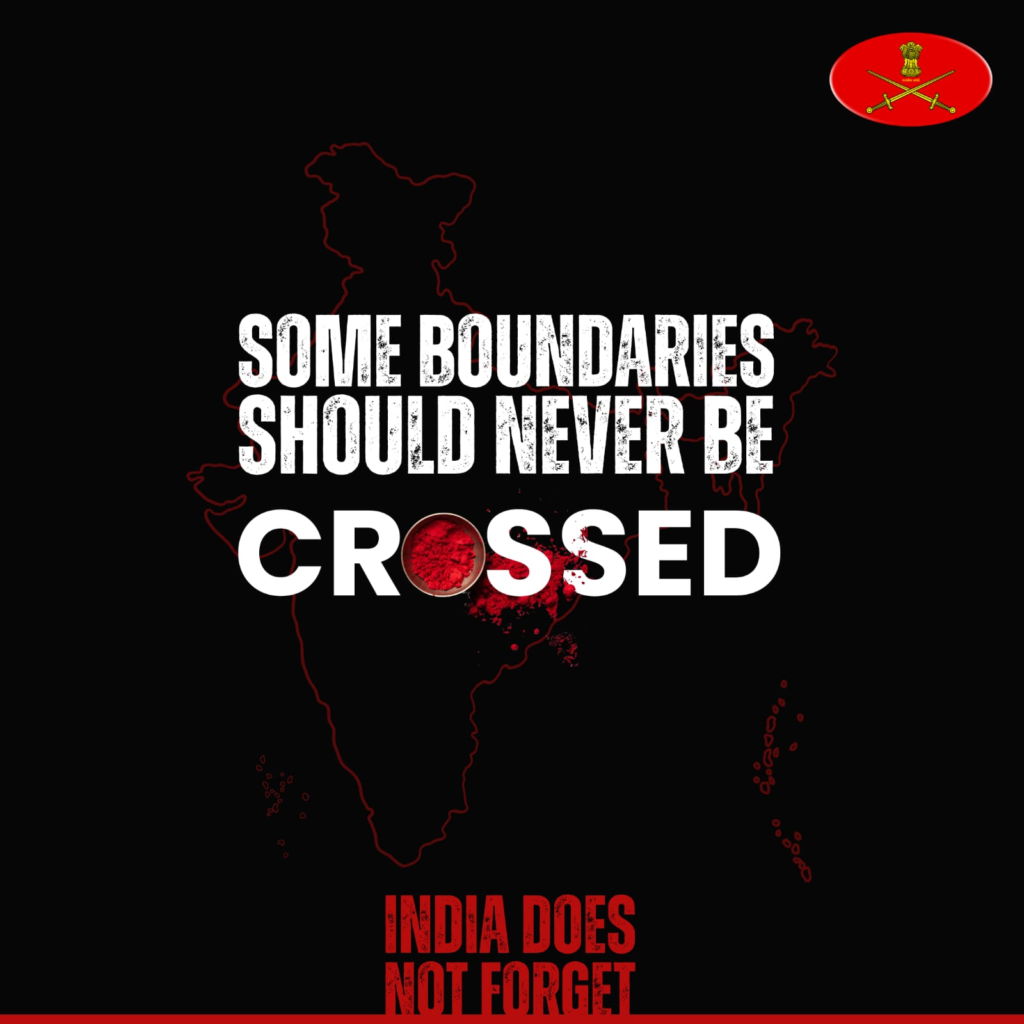 Army’s Strong Message on Pahalgam Attack Anniversary