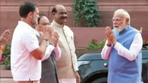 Viral Video Shows Modi-Rahul Interaction