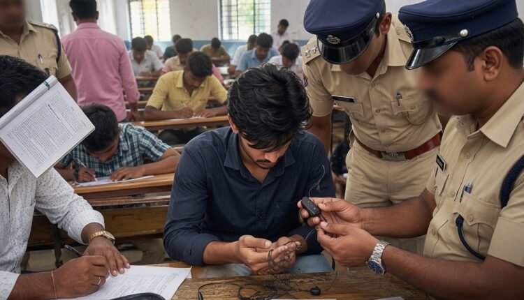 Bluetooth Cheating Scandal in Bihar Home Guard Exam