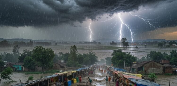 Bihar Weather Update Red Alert for Heavy Rain in 4 Districts