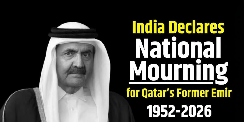 India Declares National Mourning for Qatar's Former Emir