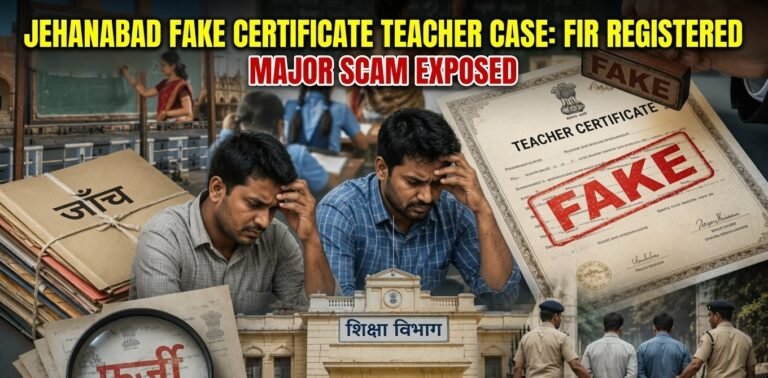 Jehanabad Fake Certificate Teacher Case FIR Registered