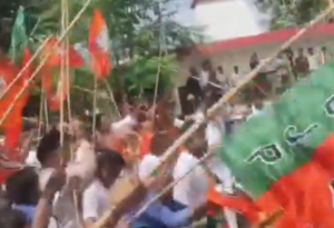 Patna BJP-Congress Clash: Workers Injured in Violent Protest