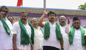 Udhayanidhi Stalin Speech Row Over Trisha Slogans