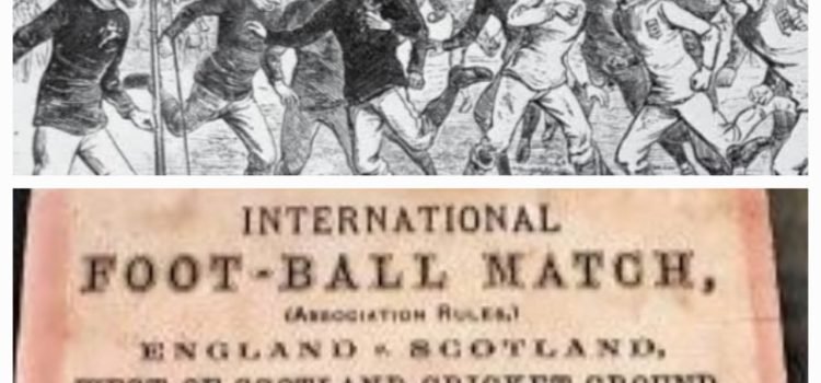 1872 Scotland v England football match