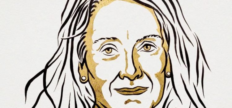 2022 Nobel Prize in Literature is awarded to the French author Annie Ernaux