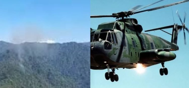 Army Chopper Rudra crashes near upper Siang in Arunachal Pra