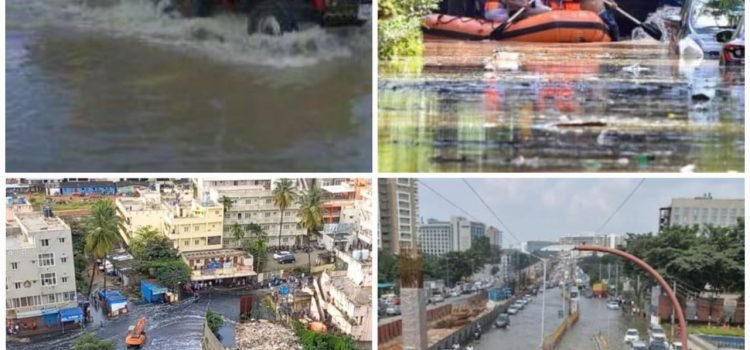 Bengaluru rains: In Flooded Bengaluru, Techies Ride Tractors To Office