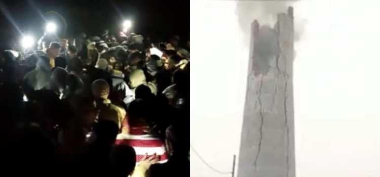 Bihar 8 Dead Several Hurt Chimney Explodes Brick Kiln