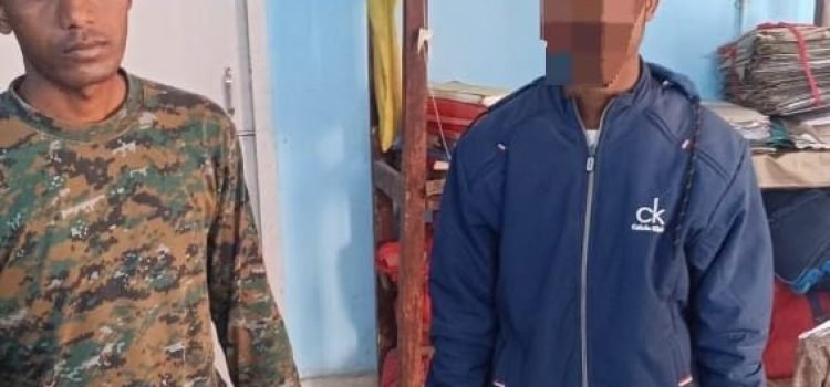 Gaya Civil Lines police station arrested a youth with a stolen motorcycle during a vehicle raid