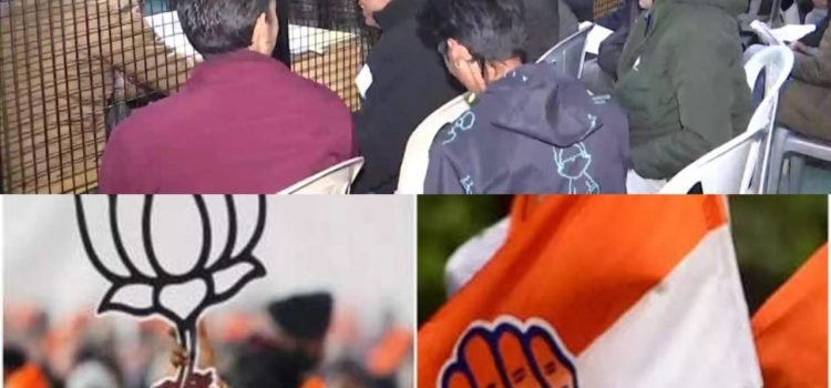 Counting of votes for Himachal, Gujarat, Mainpuri, 6 Assembl