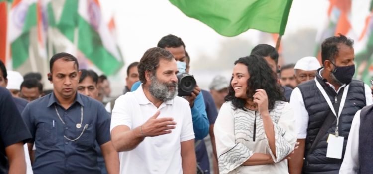 Harish Rawat, Swara Bhaskar join Bharat Jodo Yatra