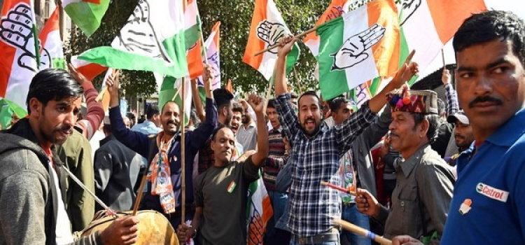 Himachal Election Cong Wins 40 Seats, Dethrones BJP as Counting Ends