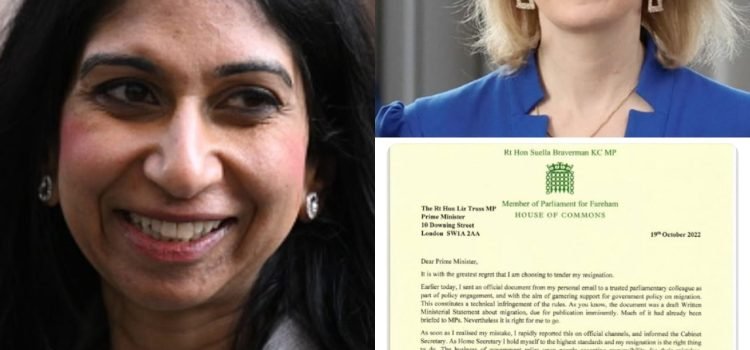 Indian-Origin UK Home Secretary Suela Braverman resigns