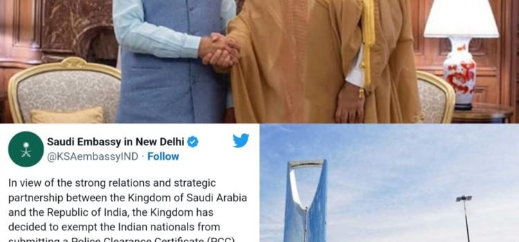 Indians no longer need police clearance for Saudi Arabia vis