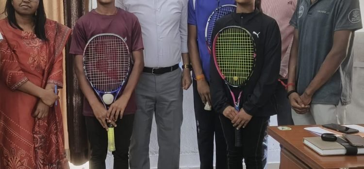 Jehanabad soft tennis team to play in ludhiana